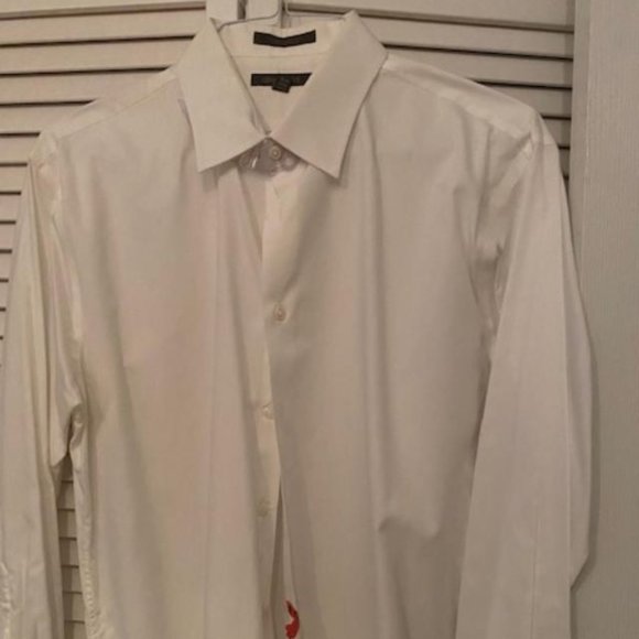 3 Nordstrom trim Fit 100% Cotton Dress Shirts - Picture 5 of 6
